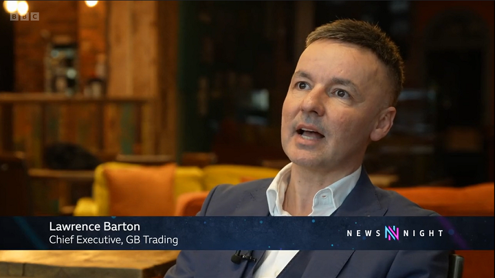 Lawrence Barton interviewed on BBC Newsnight