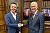 Lawrence with Birmingham City Council leader Ian Ward